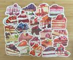 Taartjes, cake, gebak stickers, Hobby en Vrije tijd, Verzenden, Nieuw, Meerdere stickers