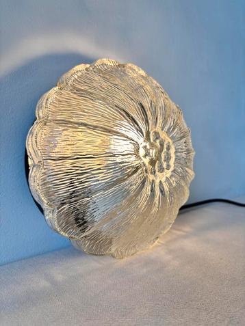 Vintage zware plafondlamp HP Leuchten / Glashütte / Fisher  beschikbaar voor biedingen
