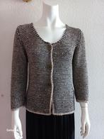 Vestje, zwart beige en gouddraad van Zara, maat S, Ophalen of Verzenden, Zo goed als nieuw, Maat 36 (S), Zara