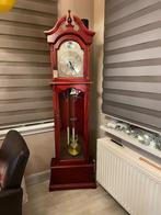 Mechanische retro vintage staande kersenhouten klok H 190 cm, Ophalen, Gebruikt, Analoog, Staande klok