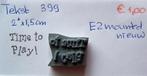 Tekst 399 EZ-mounted stempel, Ophalen of Verzenden, Nieuw, EZ-mounted stempel