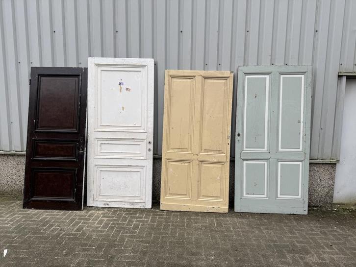 Xxxl antieke paneeldeuren, Doe-het-zelf en Verbouw, Deuren en Horren, Gebruikt, Binnendeur, 215 cm of meer, 100 tot 120 cm, Hout