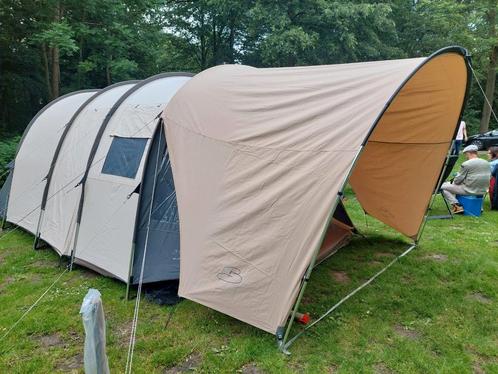 Bardani Bellante 360 tunneltent 5 personen met luifel, Caravans en Kamperen, Tenten, Zo goed als nieuw, Ophalen