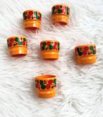 Vintage eierdopjes van Emsa, Huis en Inrichting, Keuken | Servies, Ophalen of Verzenden, Porselein, Overige stijlen, Overige typen