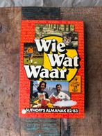 Wie Wat Waar boekje, Sijthoff Almanak 1982/1983, Ophalen of Verzenden, Zo goed als nieuw, Algemeen, Los deel