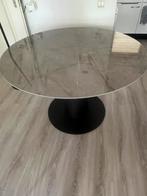Keramiek eettafel, Huis en Inrichting, Tafels | Eettafels, Overige materialen, 100 tot 150 cm, Rond, Ophalen of Verzenden