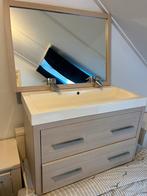 Mooi badkamermeubel met spiegel, Ophalen, Gebruikt, 100 tot 150 cm, Overige typen