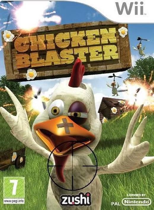 Nintendo Wii chicken blaster, Spelcomputers en Games, Games | Nintendo Wii, Zo goed als nieuw, Avontuur en Actie, 1 speler, Vanaf 3 jaar