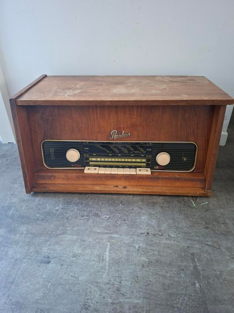 Vintage Rondova radio - niet werkend (voor decoratie/onderde, Ophalen, Niet werkend, Radio