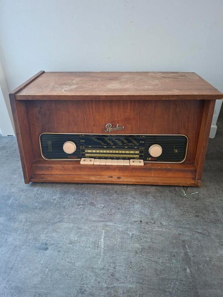 Vintage Rondova radio - niet werkend (voor decoratie/onderde, Audio, Tv en Foto, Radio's, Niet werkend, Radio, Ophalen