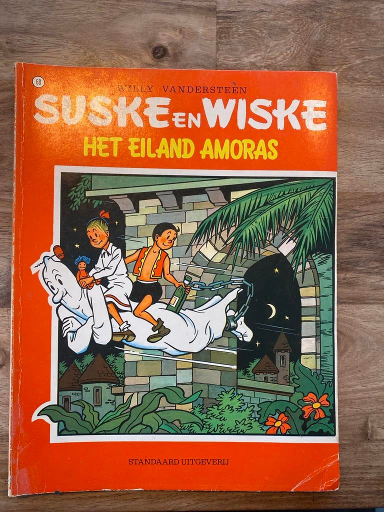 Suske en Wiske Het eiland Amoras nr 68, Boeken, Stripboeken, Gelezen, Eén stripboek, Ophalen of Verzenden