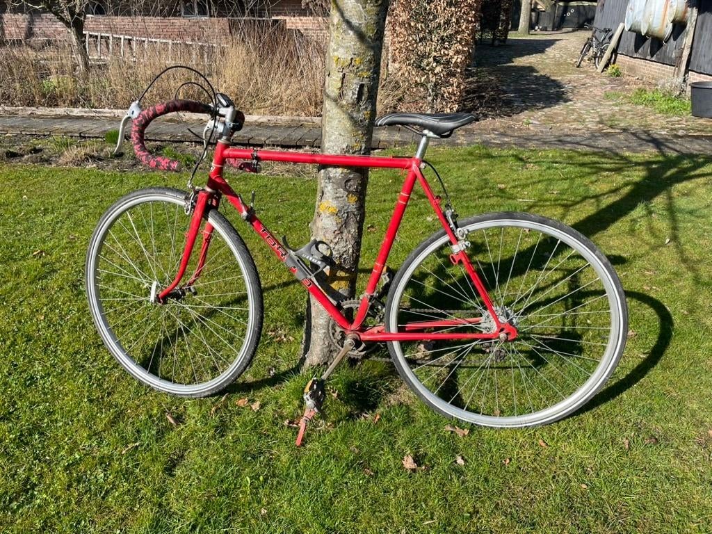 Wielrenner Oldtimer fiets, Fietsen en Brommers, Fietsen | Racefietsen, Overige materialen, Gebruikt, 10 tot 15 versnellingen, Ophalen