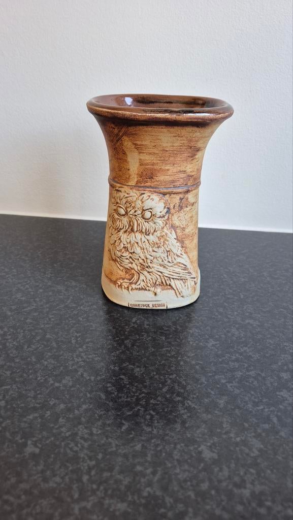 Handgemaakte Engelse vaas keramiek, Antiek en Kunst, Ophalen of Verzenden