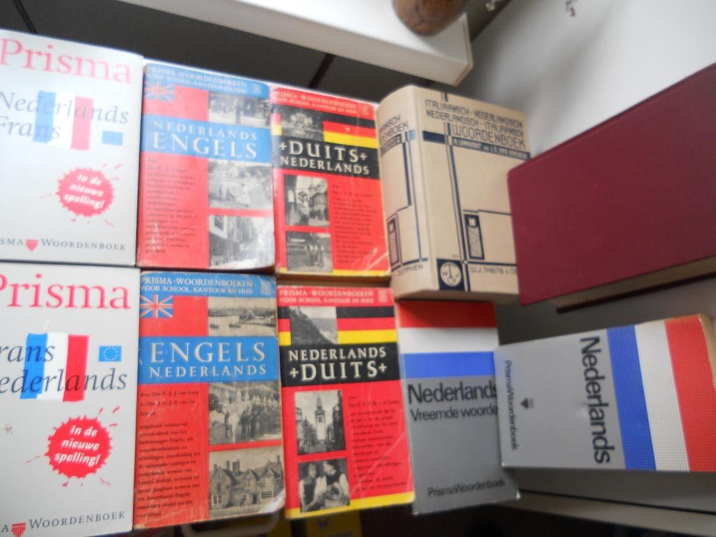 10 oude woordenboeken, Boeken, Woordenboeken, Ophalen of Verzenden, Gelezen, Van Dale