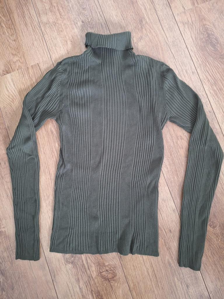 Jacqueline de Yong Dunne Groene Coltrui Maat M, Kleding | Dames, Maat 38/40 (M), Ophalen of Verzenden, Zo goed als nieuw, Groen