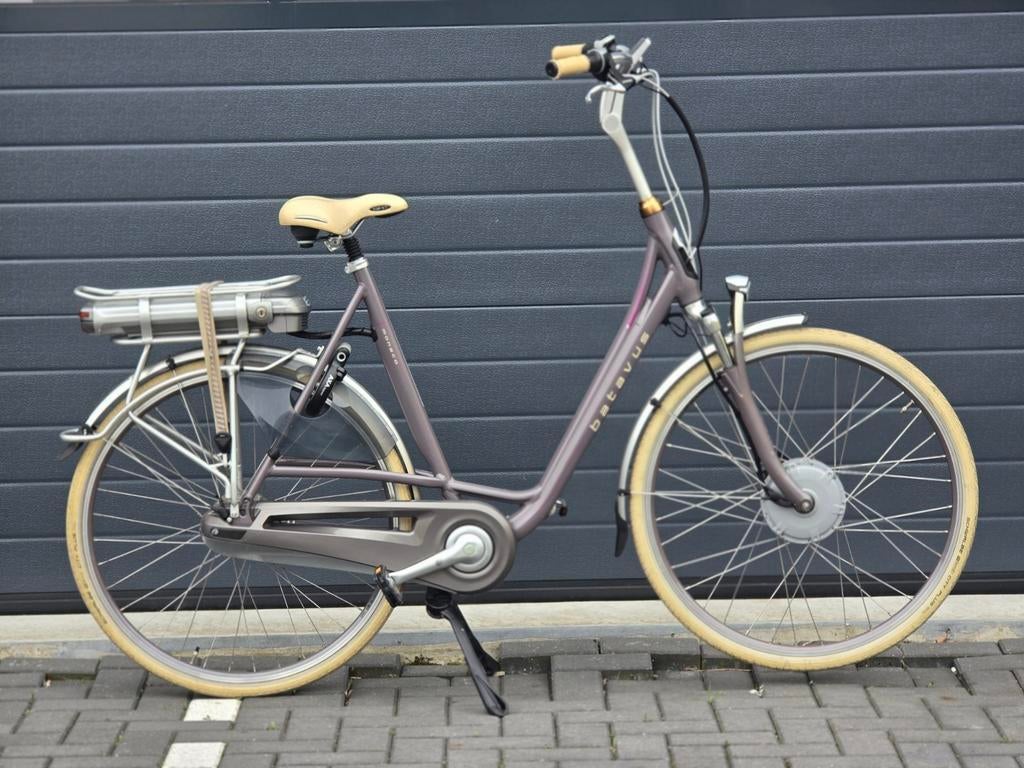 Nette Batavus Monaco E-go elektrische damesfiets, Ophalen, Versnellingen, Batavus, 56 cm of meer