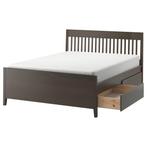 IKEA IDANÄS 160x200 Bed Set, Ophalen, Eenpersoons, Bruin, Zo goed als nieuw