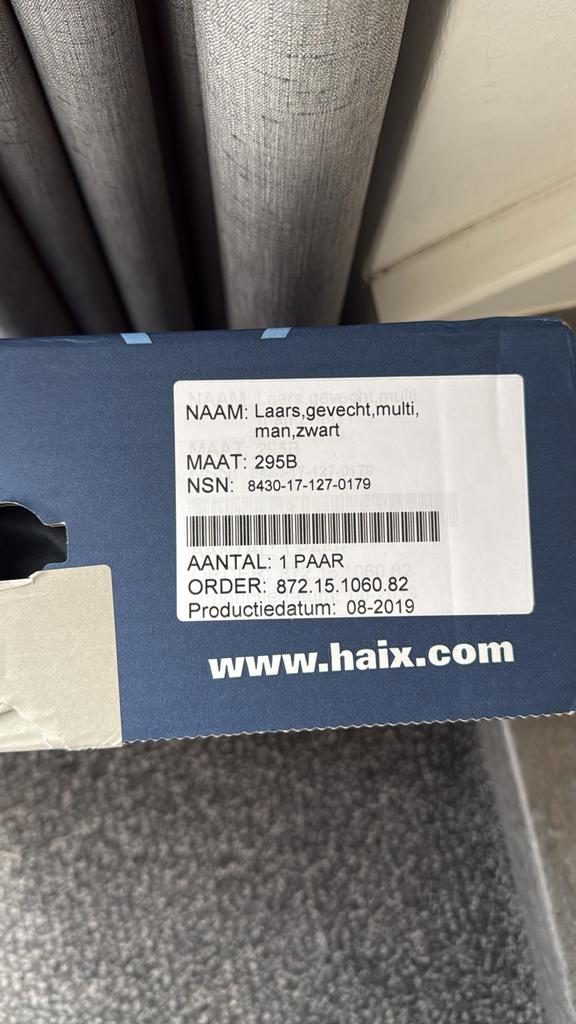 Haix leger schoenen, maat 295B (maat 46), Kleding | Heren, Schoenen, Ophalen, Nieuw, Zwart, Boots