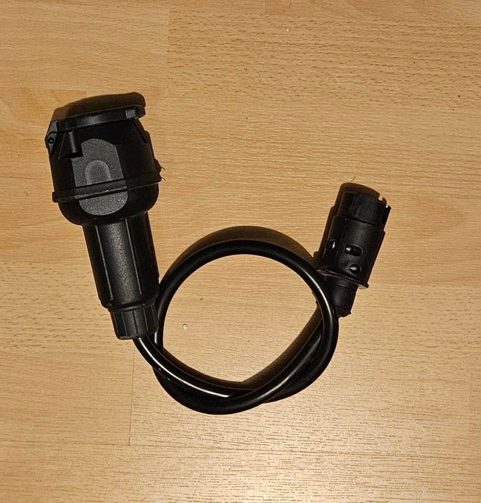 Trekhaak stroomverloopkabel 7-polig naar 13-polig, Ophalen of Verzenden, Gebruikt