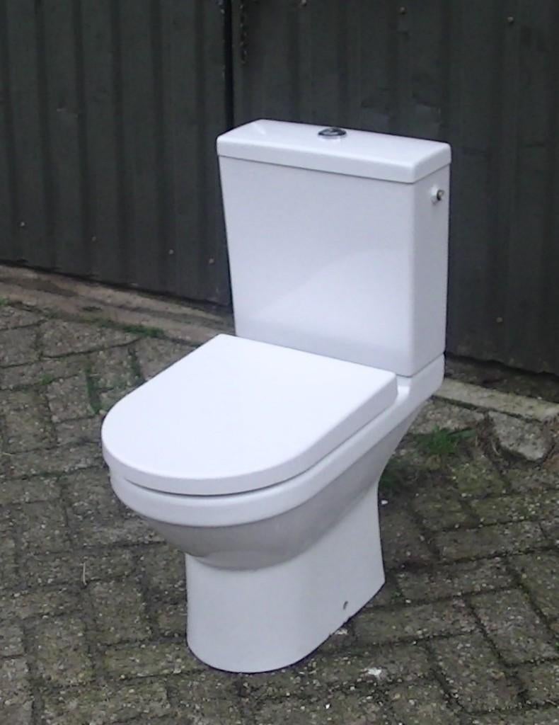 💥Wc pot en wasbakken wasbak / Verhoogd toilet senioren wc💥, Ophalen, Gebruikt, Toilet