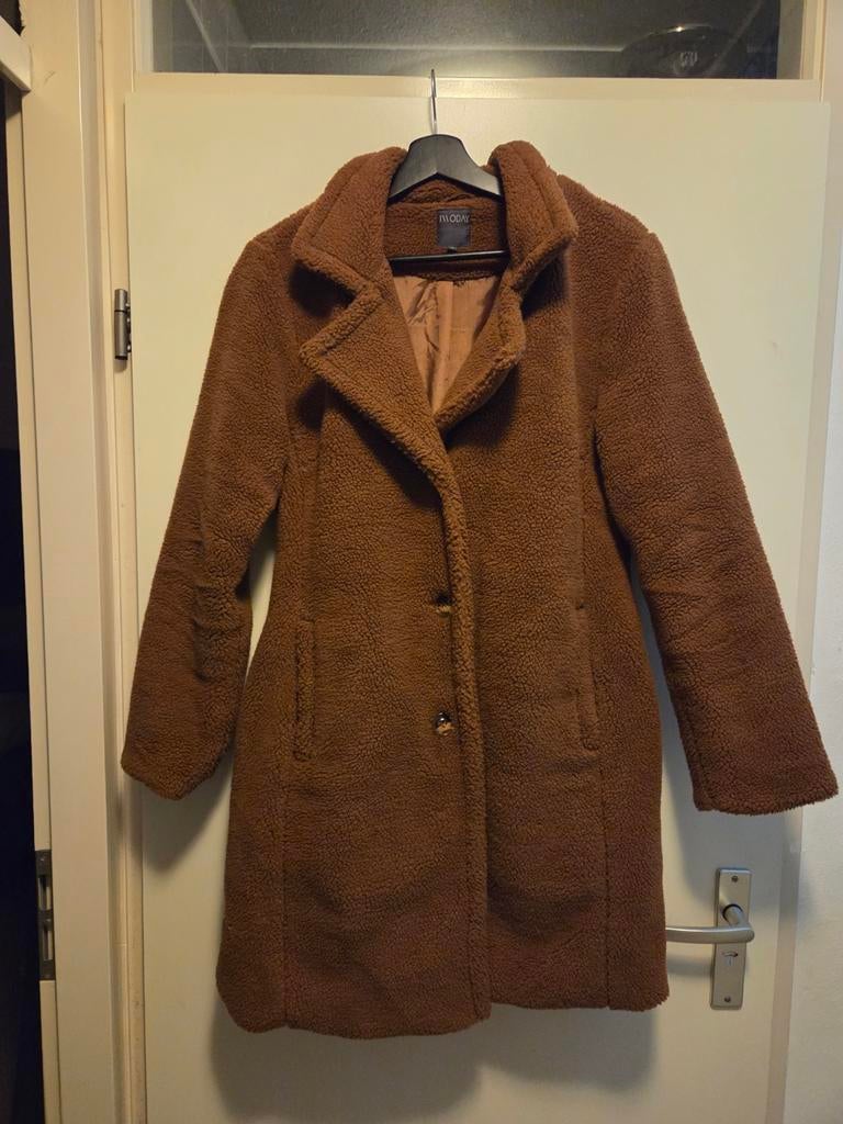 Leuke bruine teddy jas, Kleding | Dames, Jassen | Winter, Ophalen of Verzenden, Zo goed als nieuw, Bruin