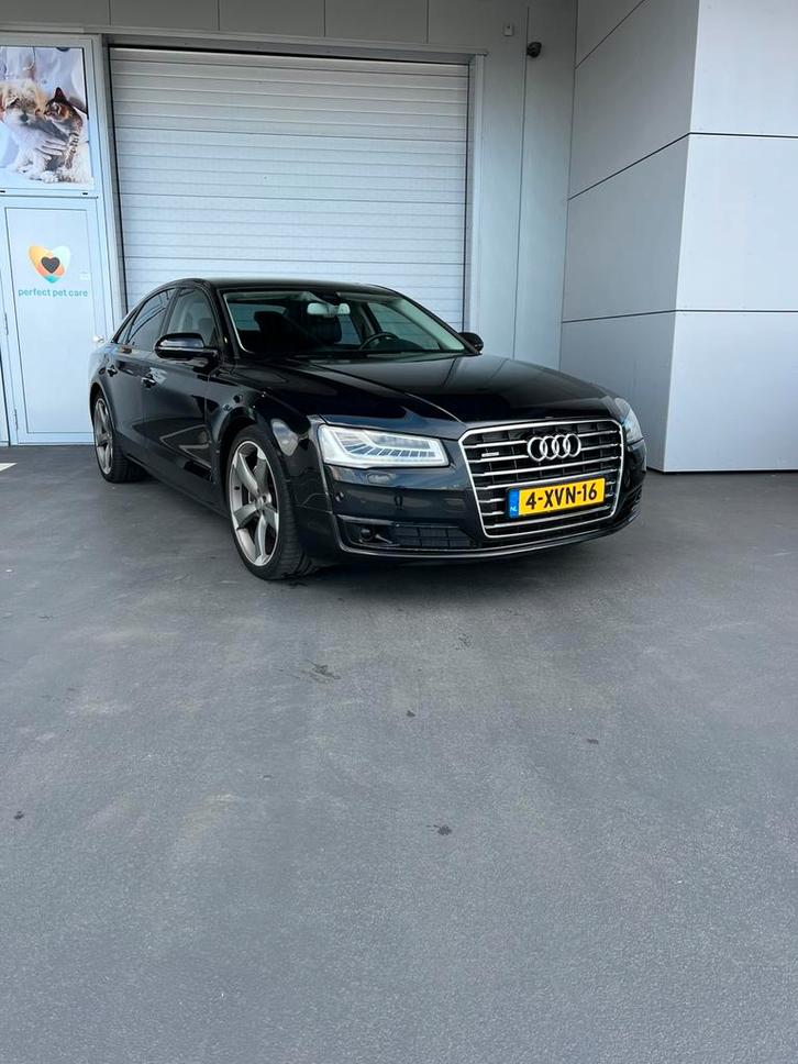 Audi A8 3.0 TDI 190KW Quattro Tiptr 2014 Zwart Pro line +, Auto's, Audi, Particulier, A8, Diesel, B, Sedan, Automaat, Geïmporteerd