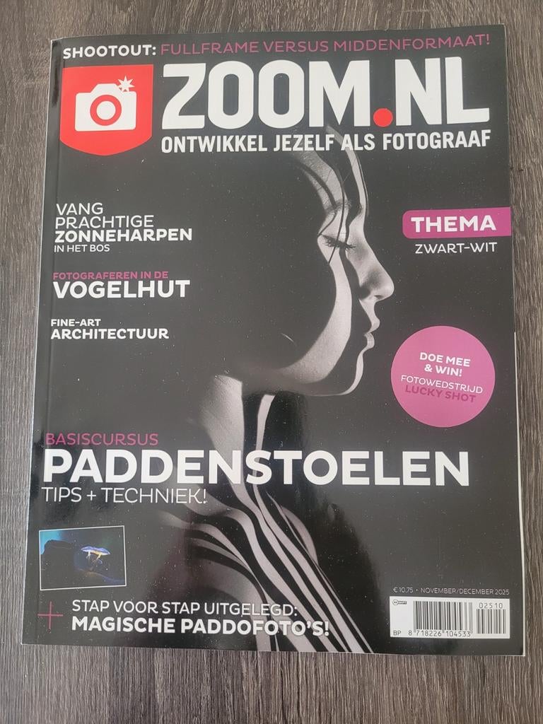 Fotografie Magazine Zoom - Nov/Dec 2025, Boeken, Tijdschriften en Kranten, Ophalen of Verzenden, Nieuw, Sport en Vrije tijd