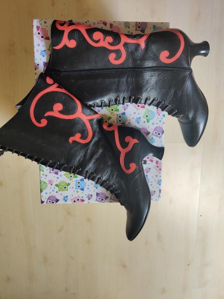 Laarzen, diabolohak, piraat, kostuum, EFF, victoriaans, Ophalen of Verzenden, Zo goed als nieuw, Carnaval