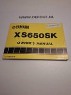 45 0WNERS MANUAL YAMAHA XS 650 SK 1982 USED, Ophalen of Verzenden, Yamaha