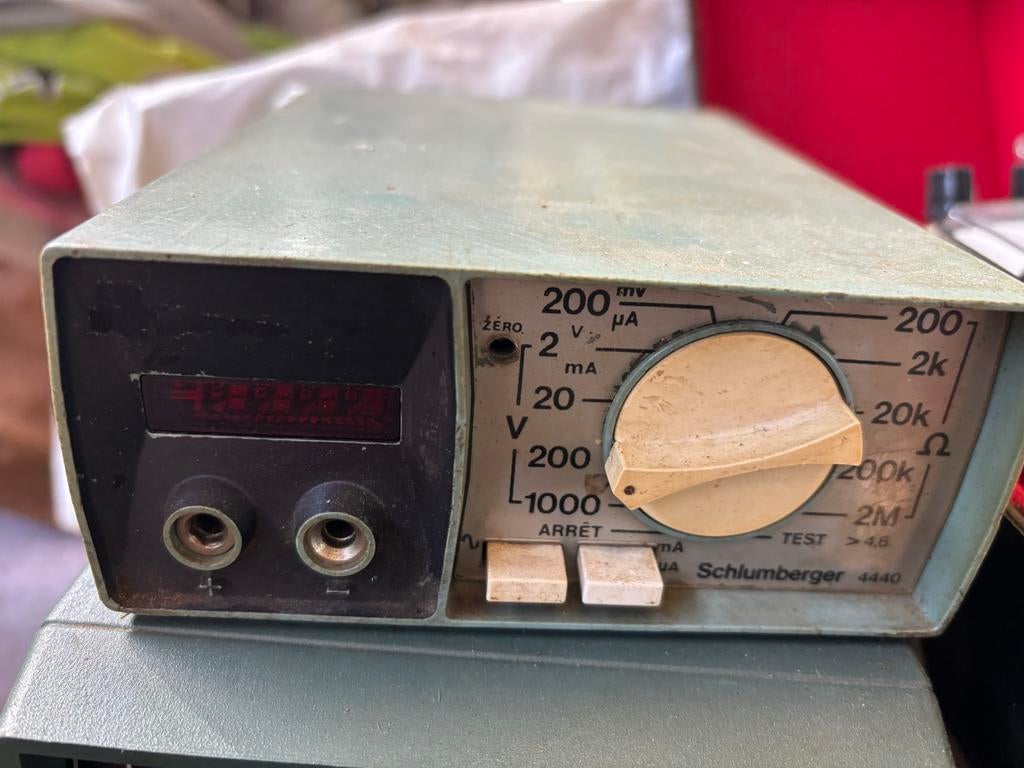 Vintage Schlumberger 4440 Multimeter - Analoog, Ophalen of Verzenden