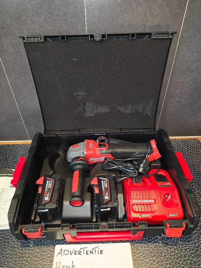 Milwaukee M18 FSAG125XB 502X haakse slijper NIEUW, Doe-het-zelf en Verbouw, Gereedschap | Slijpmachines, Ophalen of Verzenden