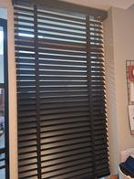 Zwarte houten jaloezieën, Ophalen, Zwart, 50 tot 100 cm, Zo goed als nieuw