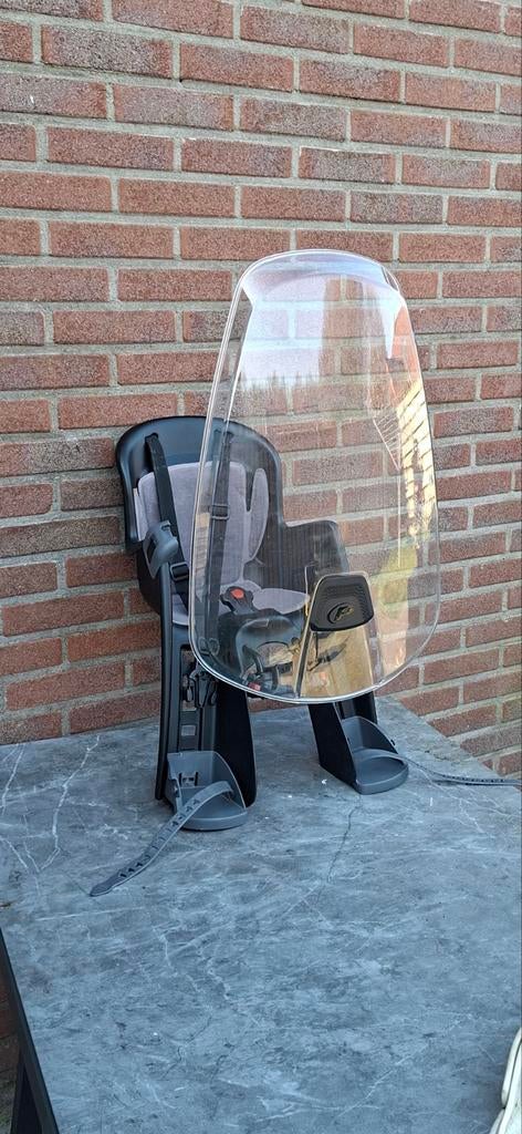 Kinderzitje voor de fiets - voorop met windscherm, Fietsen en Brommers, Onbekend, Voorzitje, Ophalen of Verzenden, 0 t/m 13 kg