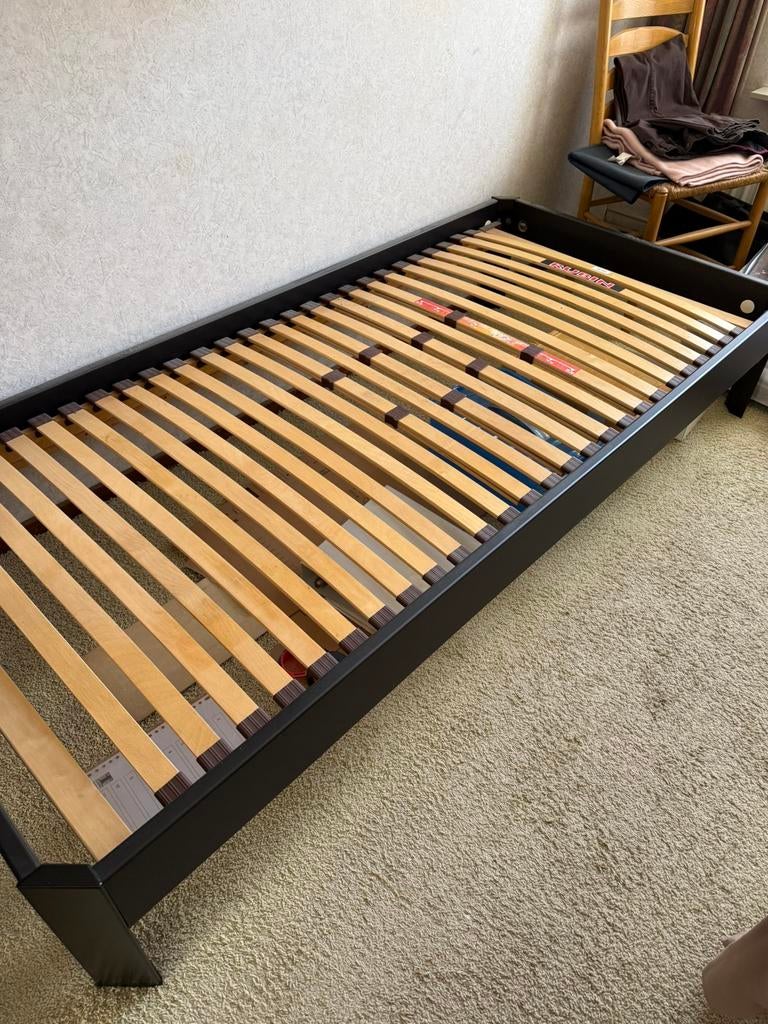 Eenpersoonsbed, Ophalen, Gebruikt, 90 cm, Eenpersoons