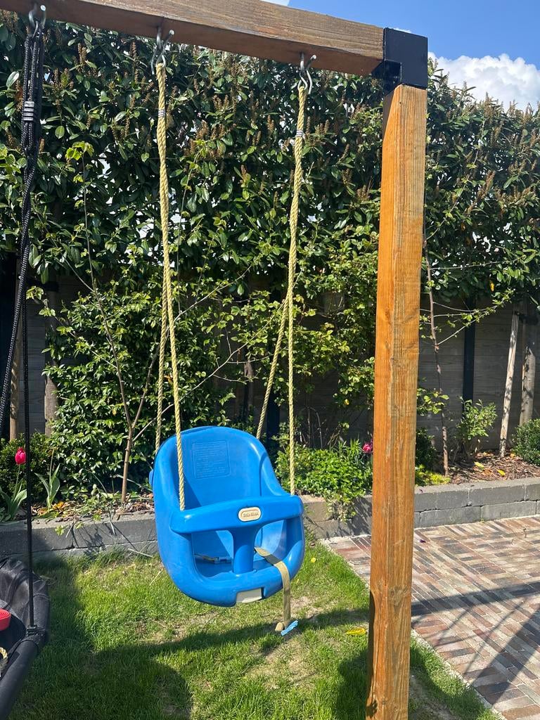 Little Tikes babyschommel - Blauw, Kinderen en Baby's, Ophalen, Gebruikt