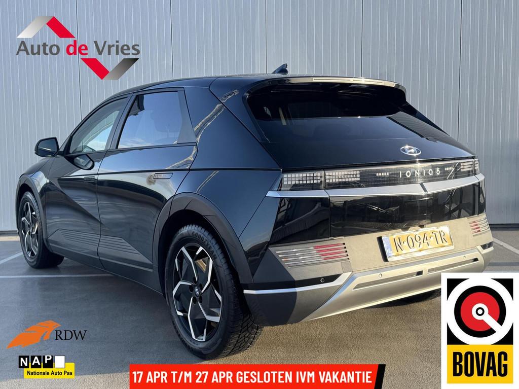 Hyundai IONIQ 5 Style 73kWh|NL-Auto|Warmtepomp|SOH 100%, Auto's, Hyundai, Automaat, Gebruikt, Zwart, Adaptive Cruise Control
