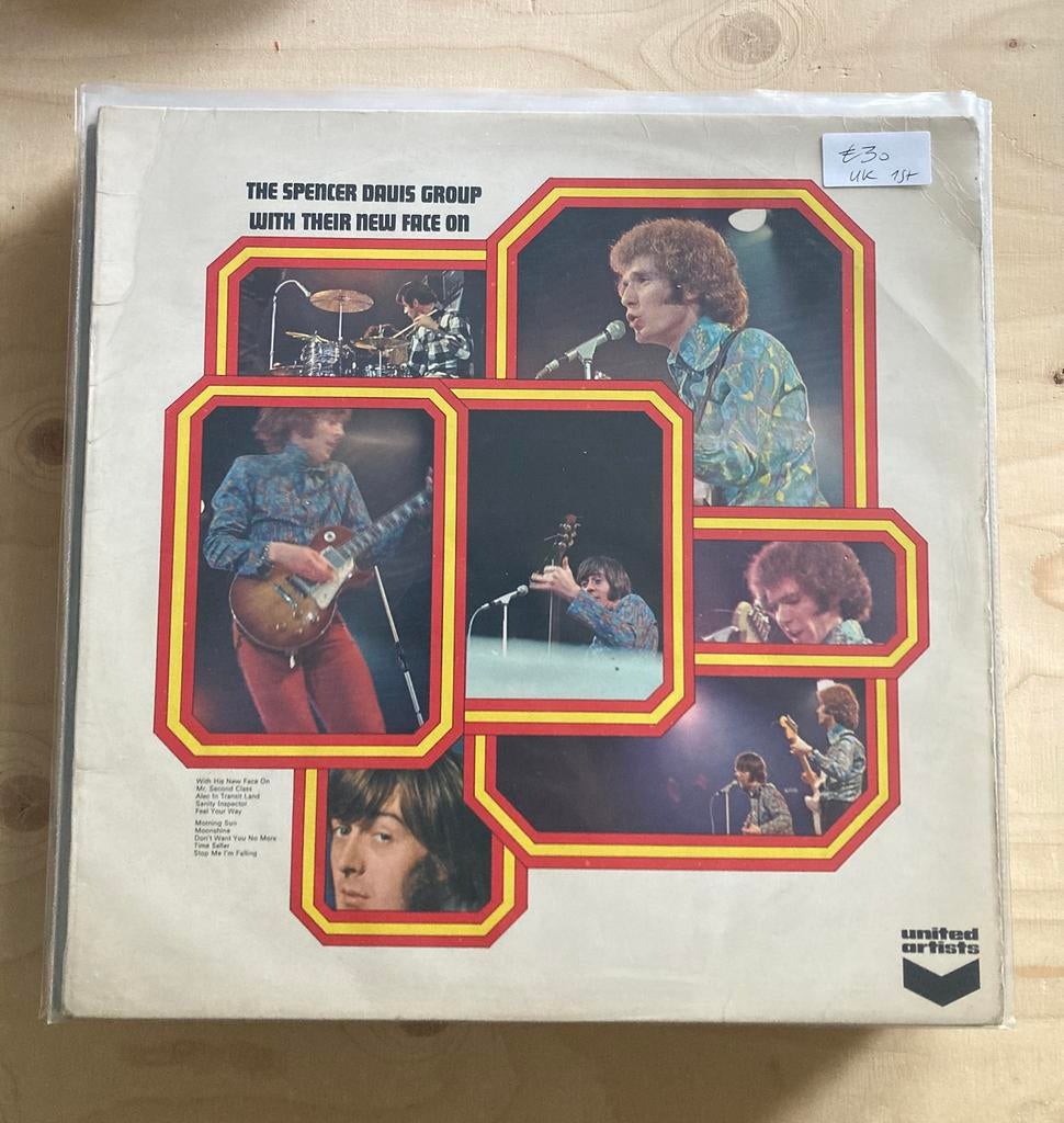 Spencer Davis Group - With Their New Face On UK 1st Press, Cd's en Dvd's, Vinyl | Rock, Ophalen of Verzenden, Zo goed als nieuw