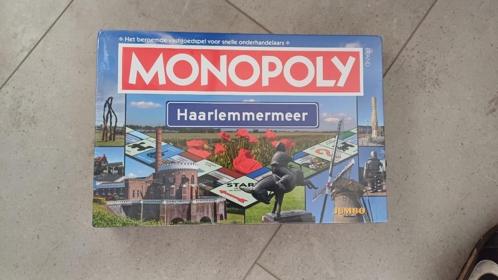 bordspel seal Monopoly Haarlemmermeer Monopolie, Vijf spelers of meer, Ophalen of Verzenden, Nieuw, Monopoly