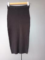 Lange rechte elastische rok van H&M mt XS, H&M, Zwart, Ophalen of Verzenden, Maat 34 (XS) of kleiner