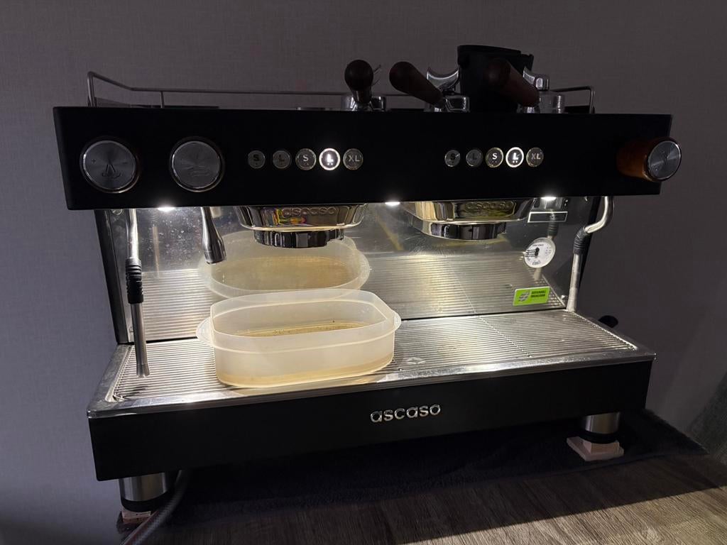 Ascaso t zero (2021) 2 group expressomachine, Witgoed en Apparatuur, Koffiezetapparaten, 10 kopjes of meer, Ophalen, Zo goed als nieuw