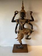 Groot bronzen boeddha beeld, godheid Shiva uit Thailand, Ophalen of Verzenden