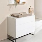 Kidsmill Intense II witte commode met zwart marmer blad, Ophalen, 50 tot 70 cm, 100 cm of meer, Zo goed als nieuw