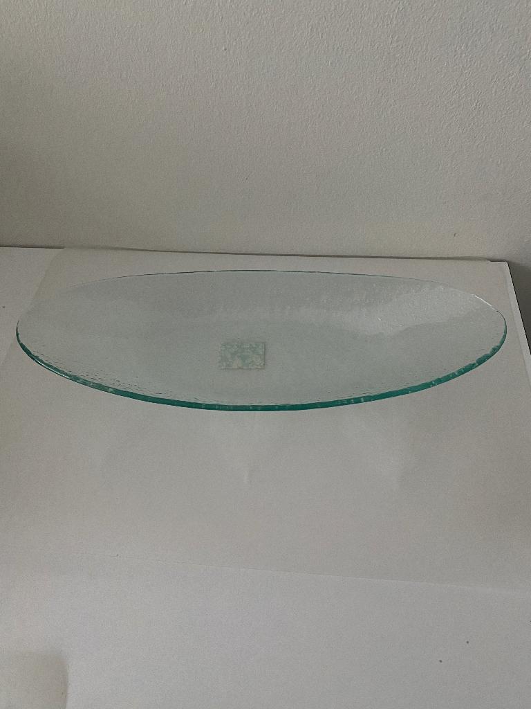 fruitschaal, Schaal, Rond, Ophalen of Verzenden, Glas