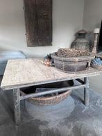 Unieke oude chinese salontafel elmwood met oude nagels, Ophalen