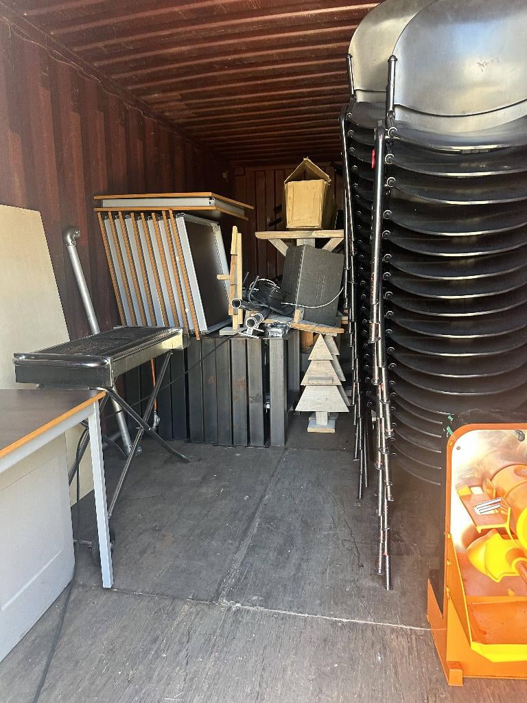 Zeecontainer, Ophalen, Gebruikt