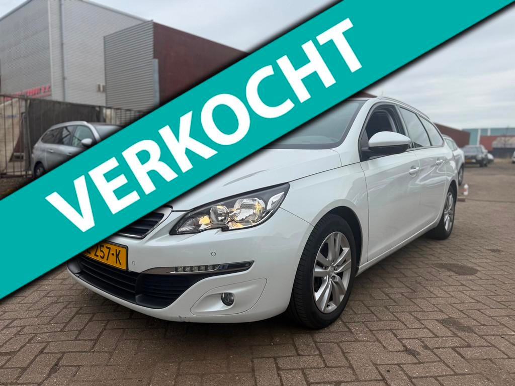 Peugeot 308 SW 1.6 BlueHDI Blue Lease Executive Pack, Voorwielaandrijving, Parkeersensor, Gebruikt, 4 cilinders