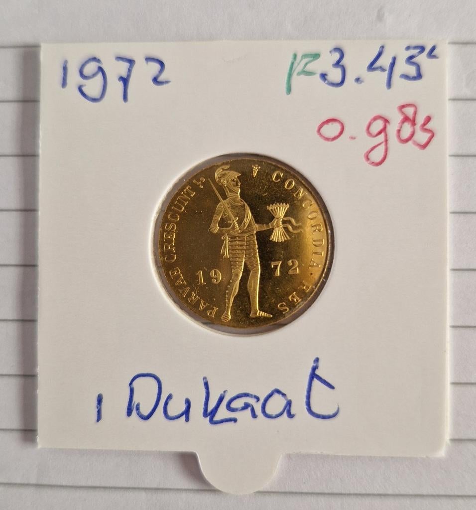 Gouden Dukaten, Ophalen of Verzenden, Losse munt, Goud