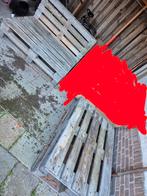 Gratis af te halen: Palletbanken met kussens, Tuin en Terras, Tuinstoelen, Ophalen, Gebruikt