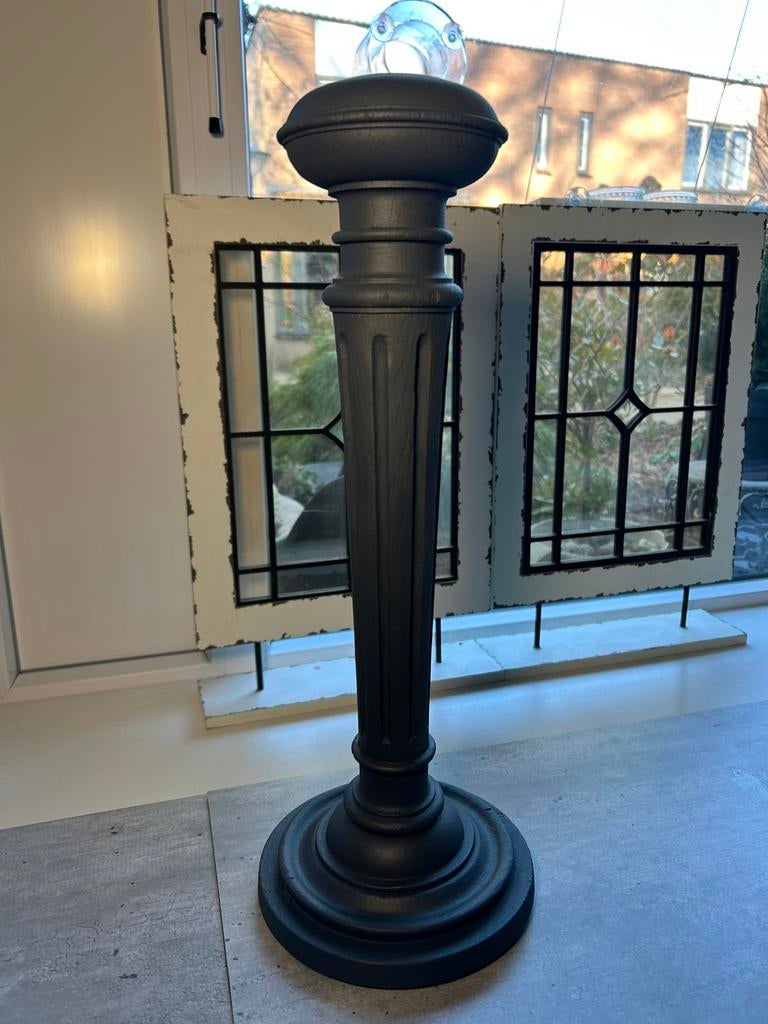 Stand voor hoed of pet, kleur antraciet, hout, Ophalen of Verzenden