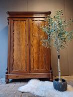 Biedermeier mahonie meidenkast kledingkast bezorgen mogelijk, Ophalen of Verzenden